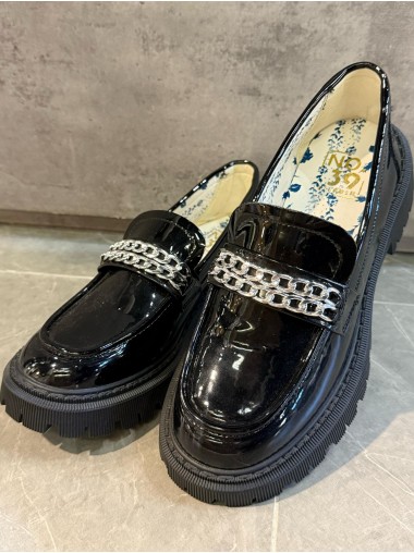 [人氣日系小皮鞋] No.39 -  Dark Shiny Loafers 39S2